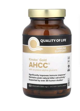 Kinoko golg ahcc з ациььованими альфа-глюканами.