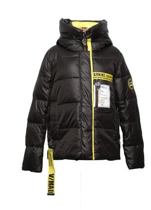 Пуховик женский finebabycat black