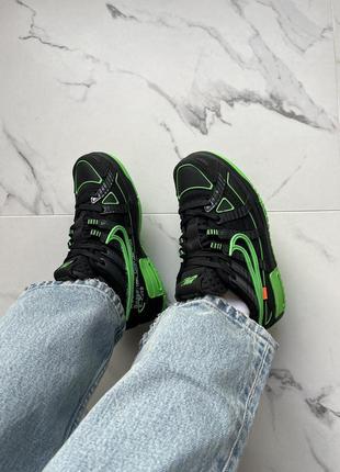 Спортивні чоловічі кросівки nike air rubber dunk off-white кросівки на весну, демісезон мужские спортивные кроссовки найк данк демисезон