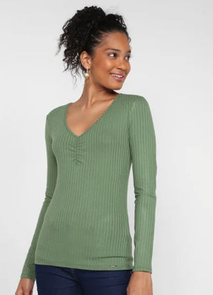 Лонгслів хакі зелений гольф