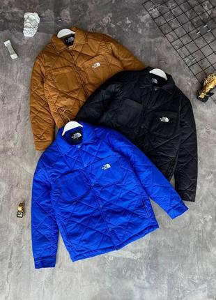 Мужская куртка бомбер стеганая стильная the north face
