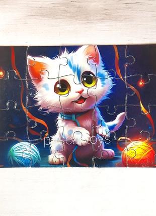 Дитячий пазл міні "котик" кошеня (20 ел.)