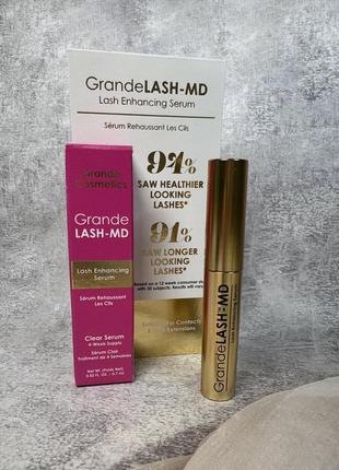 Сироватка для росту вій grande grandelash-md lash enhancing serum