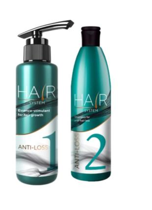 Средства против выпадения волос шаг 1+2 из источника хейр систем hair system от j'erelia