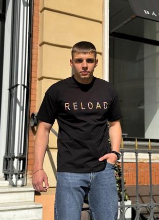 Футболка reload - incolor, чорна