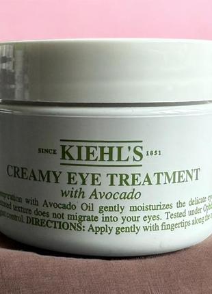 Крем для кожи вокруг глаз с авокадо kiehls creamy eye treatment with avocado, 28 мл