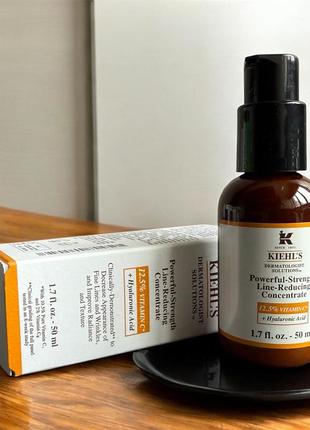Концентрат с 12,5% витамином с kiehl's powerful strength line reducing concentrate, 50 мл