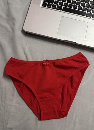 Красные трусики слипы s-m(небольшой) 1+1=3