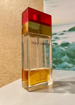 Винтаж текучесть dolce & gabbana dolce & gabbana снятость первый выпуск аромата имталия euroitalia srl dolce&gabbana dolce&gabbana pour femme red
