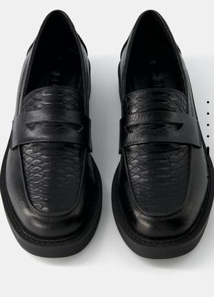 Туфли лоферы в стиле zara