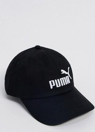 Puma ess cat black 052919 09 кепка блайзер бейсболка унісекс оригінал чорна
