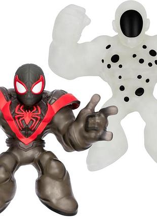 Goo jit zu стретч-антистресс сквиш супергерои светиться 42829 glow surge miles morales the spot