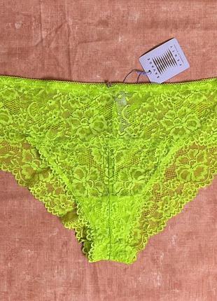 Кружевные трусики бразилиана нижнее бельё savage fenty by rihanna 🇺🇸