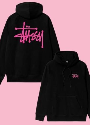 Худі з принтом stussy