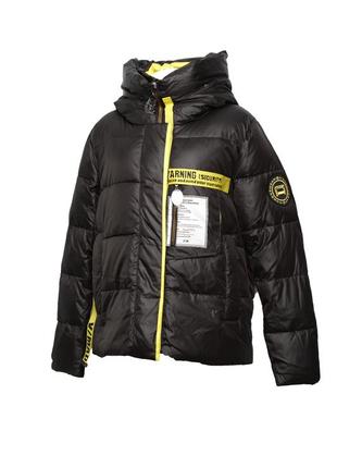 Пуховик жіночий finebabycat black