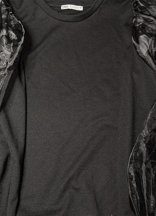Кофточка zara с рукавами бафами 5