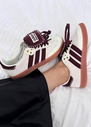 Кросівки adidas samba x walles bonner white pony premium