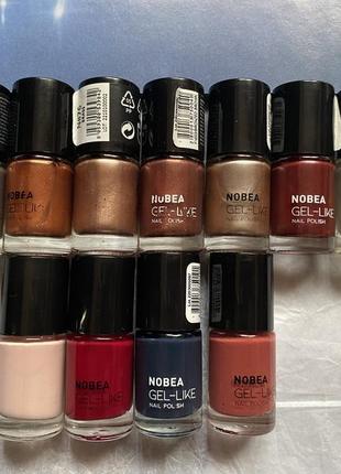 Великий лот лаків для нігтів nobea / 11 штук