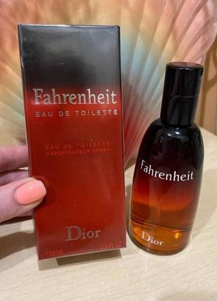 Туалетна вода dior fahrenheit диор фаренгейт 100 мл