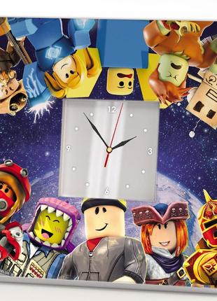 Авторские часы "игра roblox" подарок для фанатов видеоигр, украшение интерьера детской комнаты, спал