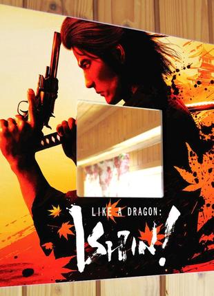Декоративное зеркало «игра like a dragon: ishin» подарок для фанатов видеоигр, украшение детской ки