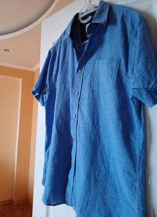 Рубашка мужская леяная от george