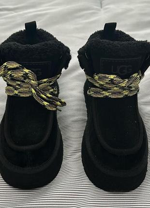 Ugg funkarra cabin cuff черные ботинки шарф ugg