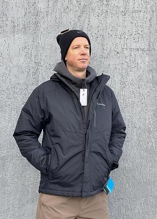 Оригинальный куртка columbia columbia cascadian black 2125421010 зима s-xl