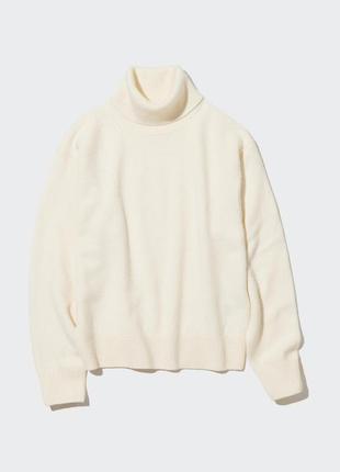 Свитер из овечьей шерсти премиум-класса uniqlo