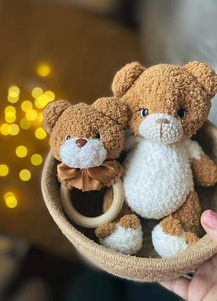 Бейби бокс для новорожденных 👼🏻 игрушка + погремушка 🐻🐻