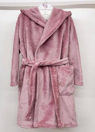 Халат підлітковий для дівчинки з вишивкою на спині (146-170см)