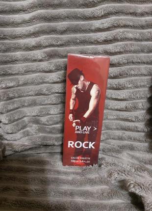 Мужской парфюм rock 100ml новый в слюде