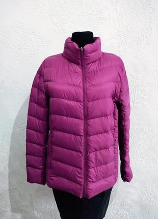 Куртка пуховик , сиреневый , seven seventy