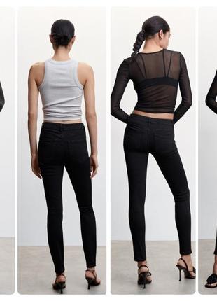 Джинсы скинни skinny mango - 34/xs-s - оригинал