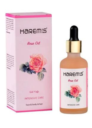 Сыворотка с маслом дамасской розы: секрет безупречной кожи harems 50 ml