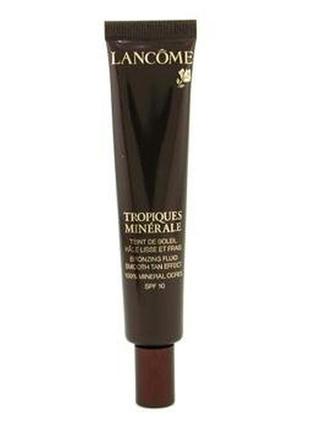 Минеральный бронзатор - хайлайтер с подсвечиванием lancome tropiques minerale bronzing fluid smooth