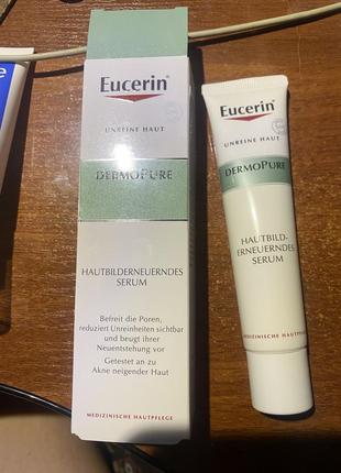 Сироватка для обличчя eucerin dermopur для комплексної корекції для проблемної шкіри