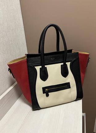 Celine. кожаная сумка