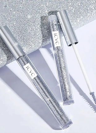 Водостойкая тушь для ресниц с блестками icvc diamond eyelash.о+