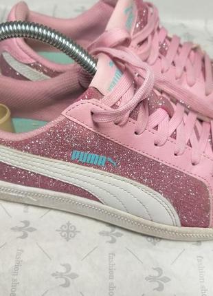 Кроссовки-кеды puma basket glitter princess