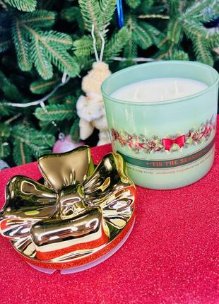 Свічка на 3 гноти ‘tis the season від bath&body works