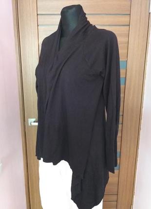 Легкий черный кардиган/m,l,xl