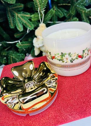 Свічка на 3 гноти the perfect christmas від bath&body works