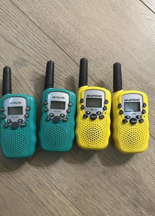 Абор раций baofeng bf-t2 и retevis rt388 для детей