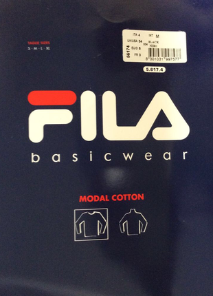 Футболка с длинным рукавом fila 56174, черный