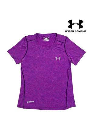 Женская спортивная футболка under armour / женская футболка ундер армор /  женская футболка андер армур / розовая футболка under armour _1