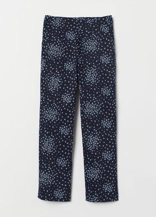 Эластичные хлопковые брюки h&m, р.36евр