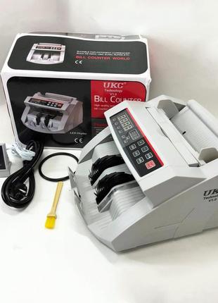 Рахувальна машинка bill counter ukc mg-2089, машинка для рахунку грошей з ультрафіолетовим детектором валют