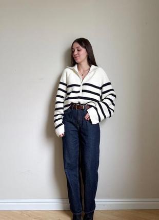 Светр h&amp;m zara в смужку