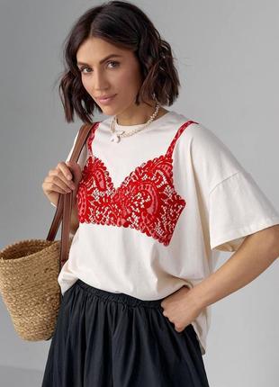 Футболка бавовна молоко